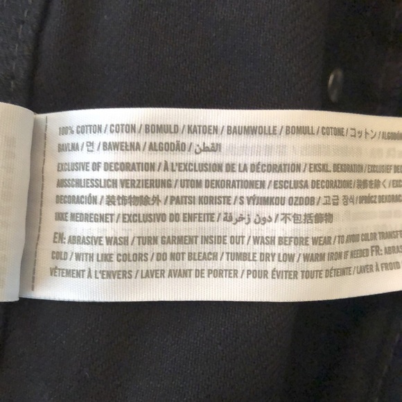 Hollister Ultra High Rise Black Button Fly Skirt 3 - Picture 9 of 15